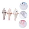 MAGICLULU 3-Piece Bunny Ear Hair-Drying Towel Caps, Lightweight Coral Fleece view 2
