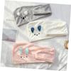 MAGICLULU 3-Piece Bunny Ear Hair-Drying Towel Caps, Lightweight Coral Fleece view 4
