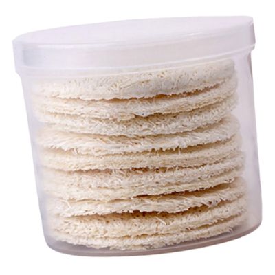 MAGICLULU 10-Piece Reusable Loofah Makeup Remover Face Pads