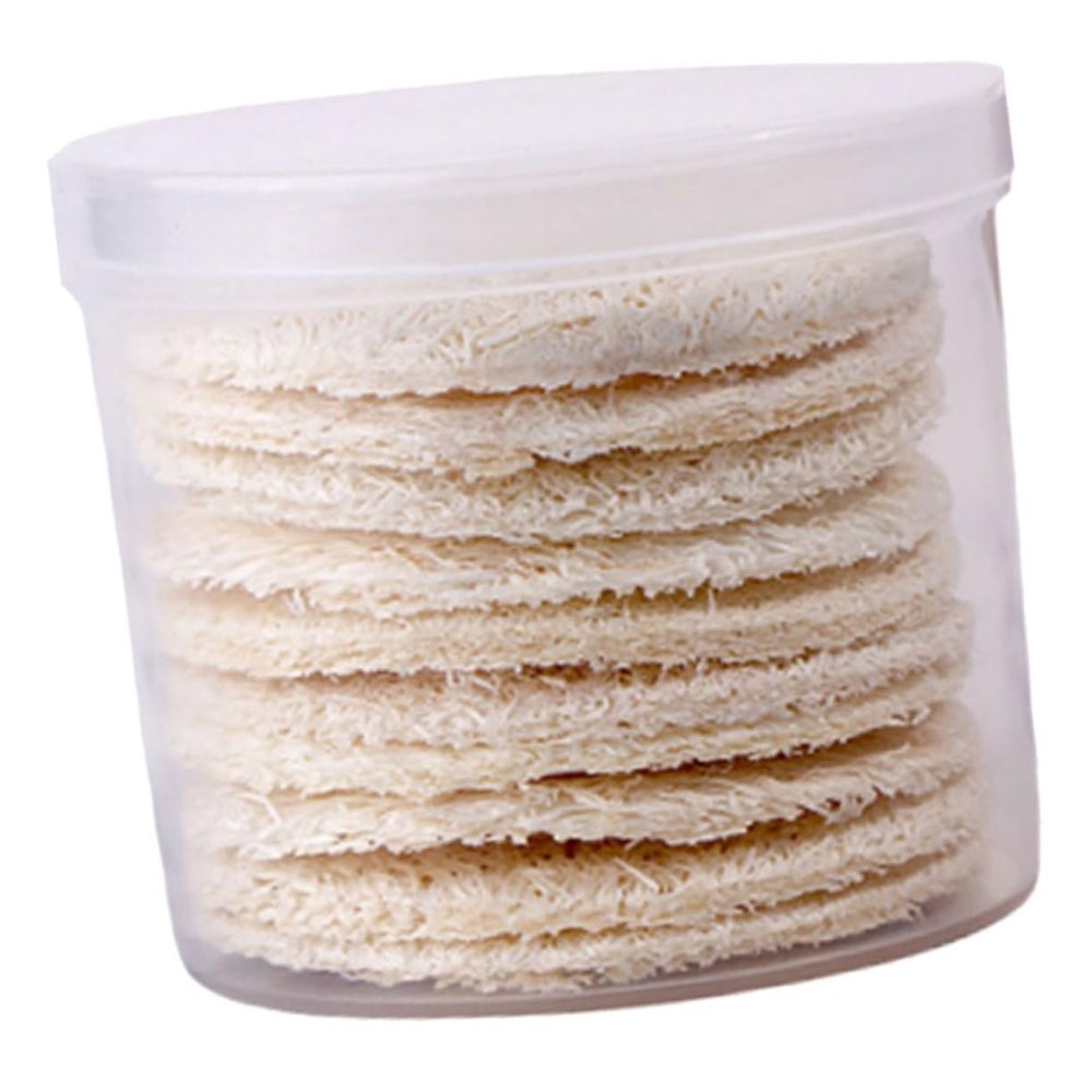 MAGICLULU 10-Piece Reusable Loofah Makeup Remover Face Pads