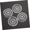 Transparent PP Lash Glue Sticker Palette, 10 Pieces view 2
