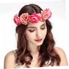 MAGICLULU 2-Piece Bridal Rose Wreath Headbands view 3