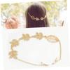 MAGICLULU 3-Piece Gold Bridal Hair Accessories Set view 2