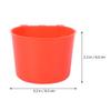 Yardwe Bird Food Bowls for Cages, Reusable and Washable, 8 Pieces view 2