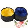 INOOMP 2-Pack Folding Double Bowls for Dogs and Cats, Portable Food and Water Bowls for Travel and Outdoor Activities with Carabiner view 2