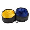 INOOMP 2-Pack Folding Double Bowls for Dogs and Cats, Portable Food and Water Bowls for Travel and Outdoor Activities with Carabiner view 4