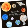 Abaodam Glow-in-the-Dark Solar System Wall Stickers, 1 Set view 3