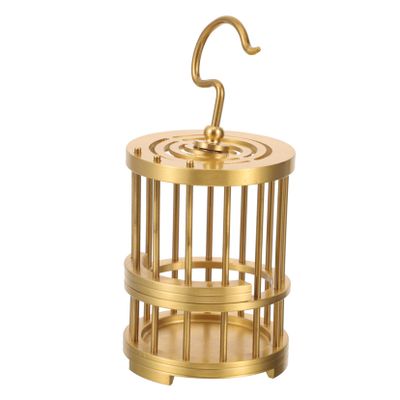 ABOOFAN Vintage Copper Bird Cage for Small Pets and Insects