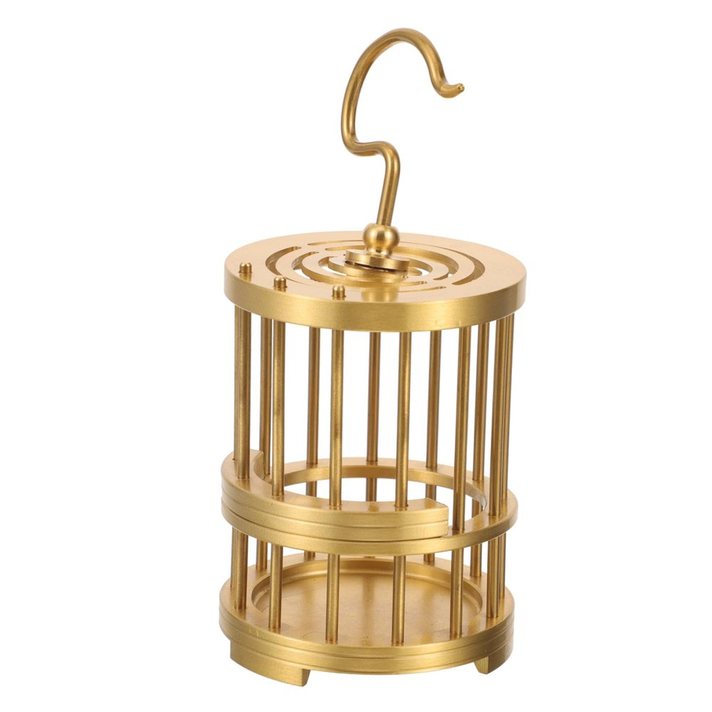 ABOOFAN Vintage Copper Bird Cage for Small Pets and Insects