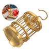 ABOOFAN Vintage Copper Bird Cage for Small Pets and Insects view 2