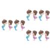 Ciieeo 6-Piece Creative Cake Toppers for Weddings and Engagements view 1
