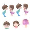 Ciieeo 6-Piece Creative Cake Toppers for Weddings and Engagements view 3