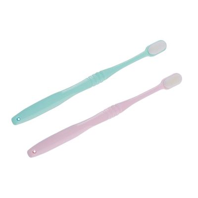 minkissy Nano Toothbrush, Gentle Gum Care, Soft Bristles, Travel Size, 2-Pack, Sky