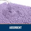 OLANLY Dog Mat for Muddy Paws, 47 x 24 in, Absorbent, Non-Slip, Washable Chenille Mat view 3