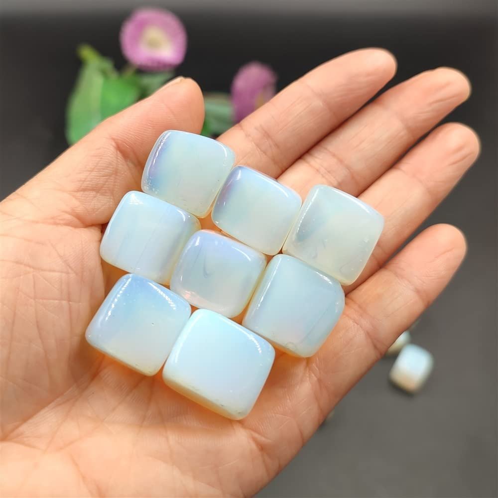 CZAOINCU Room Decor 100 g Bulk Lot Opalite Cube Quartz Crystal Gemstone Stone Sample