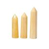 CZAOINCU 1-Piece Natural Rose Quartz Hexagonal Crystal Point, 70–80 mm view 1