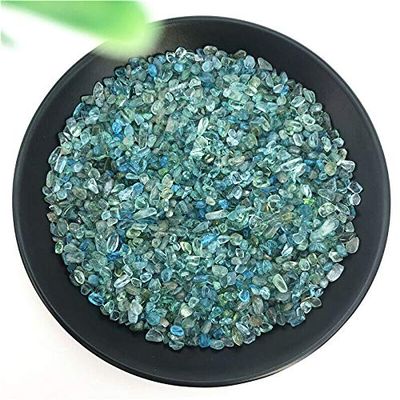 CZAOINCU Room Decoration, 50 g, 24 mm Natural Blue Crystal Stone, Mini Polished Gravel for Aquarium Decoration, Natural Stone