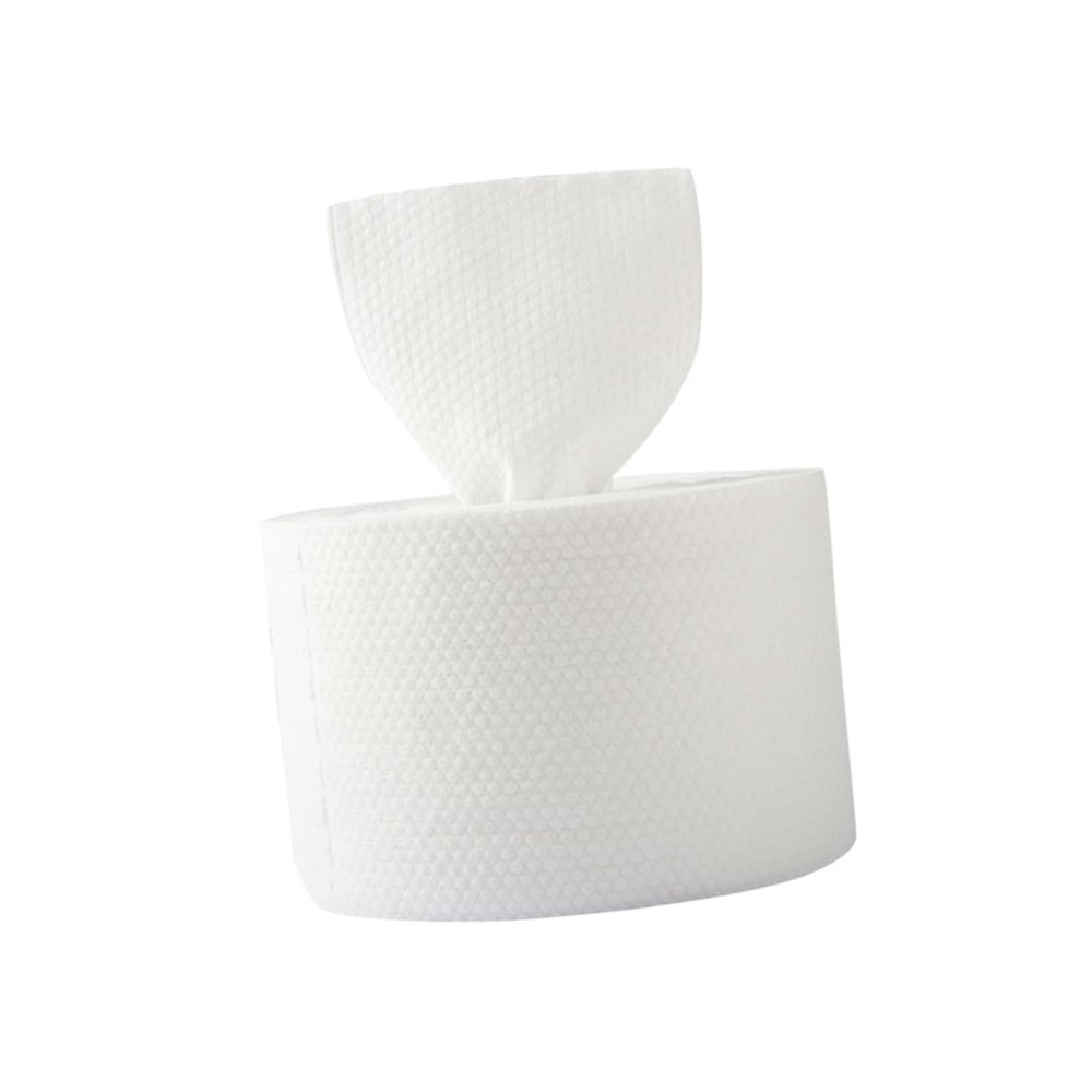 Healvian Disposable Cotton Face Towels, White, for Makeup Removal, Wet or Dry Use