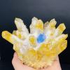 CZAOINCU Natural Ghost Phantom Quartz Rock Crystal Home Decor, 1 Piece, 650–700 g view 1
