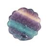 BIANMTSW Natural Quartz Crystal Star, Rainbow Fluorite Love Gemstone view 1