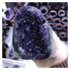 BIANMTSW Natural Purple Amethyst Stone Geode Crystal Cluster Home Decor, Full of Texture (Color: 1700g–1800g, 1 pc) view 3