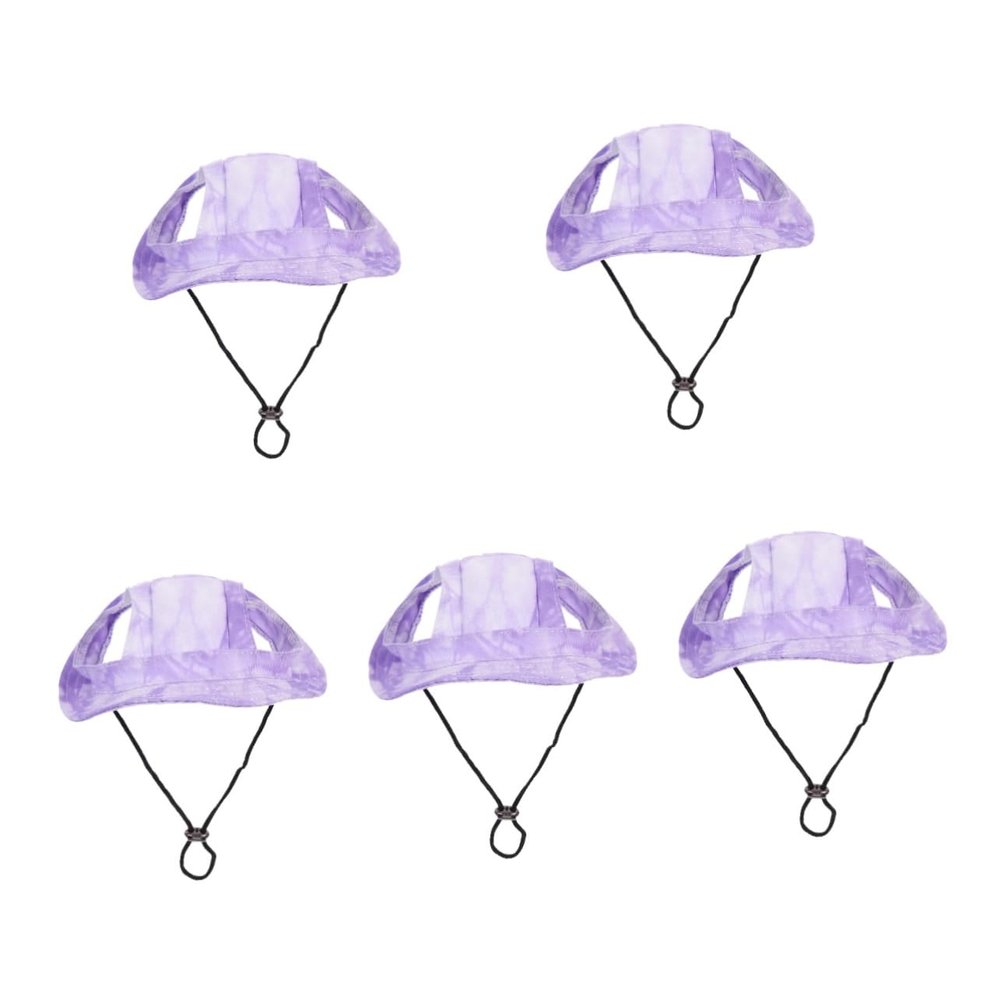 Supvox 5-Piece Pet Bucket Hat for Dogs