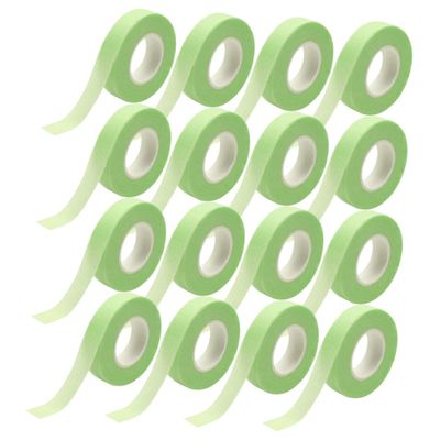 HAKIDZEL 20 Rolls Green Fabric Tape for Eyelash Extensions