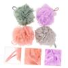Healeved 8-Piece Body Exfoliating Sponges, Loofah Mesh Shower Poufs for Gentle Cleansing and Massage view 2