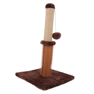 Supvox Wear-Resistant Kitten Scratcher, Reusable Cat Scratching Post with Stable Base