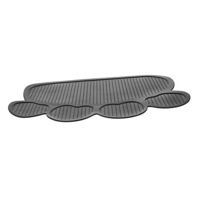 Non-Slip Silicone Feeding Mat for Cats and Dogs, Black