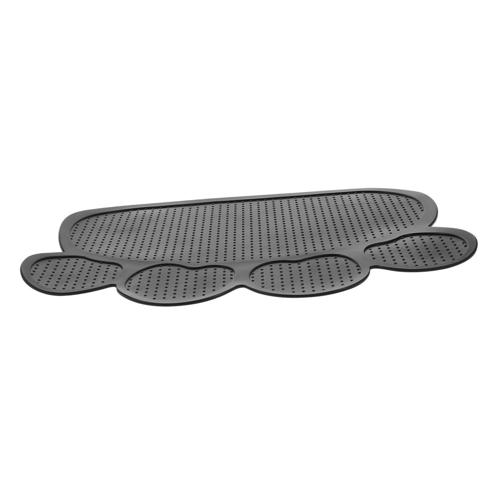 Non-Slip Silicone Feeding Mat for Cats and Dogs, Black