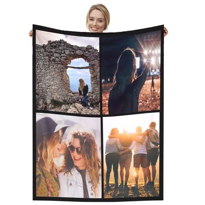 Dmkjdzsw Personalized Photo Blanket, Super Soft, 100 x 150 cm