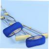 1 Pair of Non-Slip Crutch Pads, Blue, Cotton and Sponge view 2