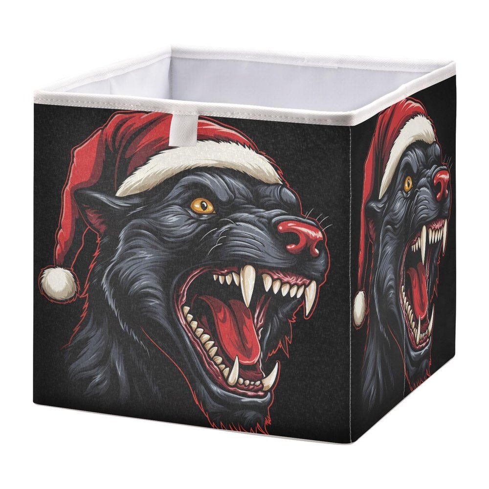 NYYYTTTEU Christmas-Style Animal Clothing and Toy Storage Box