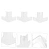 WOONEKY 8-Pack Transparent Silicone Corner Protectors, Self-Adhesive Bumpers for Tables and Furniture, Child-Safe, Scratch-Resistant, Easy to Clean view 3