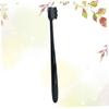 GOOHOCHY Soft Micro-Nano Toothbrush with Black Bristles and Ergonomic Non-Slip Handle, Gentle Cleaning for Sensitive Gums, Effective Oral Care, Durable Material view 2