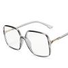 FUQINQINGOZ Large Square Blue-Light-Blocking Reading Glasses, +350, C4 view 1