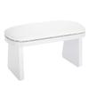 FPDZMDH Nail Arm Rest Cushion, Manicure Hand and Wrist Support, Faux Leather, White view 1