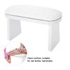 FPDZMDH Nail Arm Rest Cushion, Manicure Hand and Wrist Support, Faux Leather, White view 4