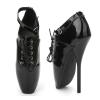18 cm Stiletto High Heels with Wrist Straps, Ballet Shoes, Black, Size 46 view 3