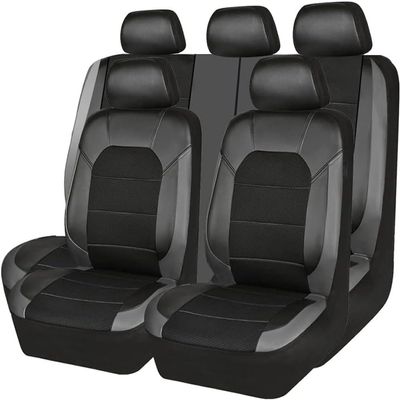 RTDDKFCVG Car Seat Cover Set for Fox/CrossFox/EOS/Corrado/Citi Golf Chico/Citi Life, Gray