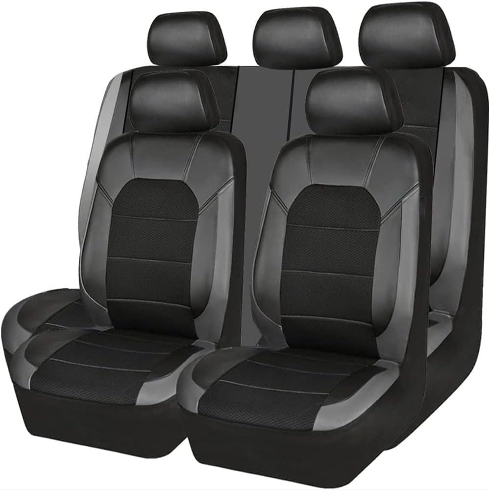 RTDDKFCVG Car Seat Cover Set for Fox/CrossFox/EOS/Corrado/Citi Golf Chico/Citi Life, Gray