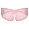 Men's Sissy Open-Crotch Sheer Lace Panties, Pink, XL view 2