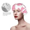 Cute Shower Cap for Curly Hair, Crispy Fried Chicken Design view 4