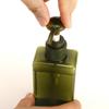450 ml Green Refillable Plastic Pump Bottle for Travel and Bathroom view 3