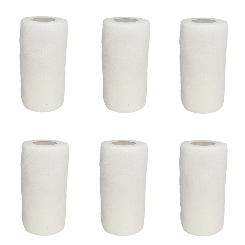 6 Rolls Self-Adhesive Bandage 10cm x 4.5m