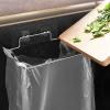 Stainless Steel Trash Bag Holder, Space-Saving for Kitchen and Bathroom view 2