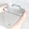 Stainless Steel Trash Bag Holder, Space-Saving for Kitchen and Bathroom view 3