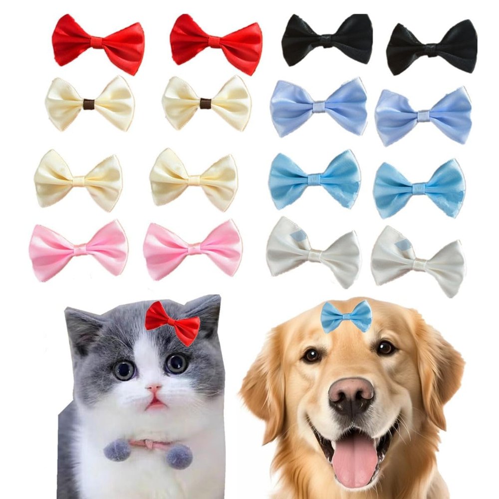 16 Pcs (8 Pairs) Short Hair Clips for Pets