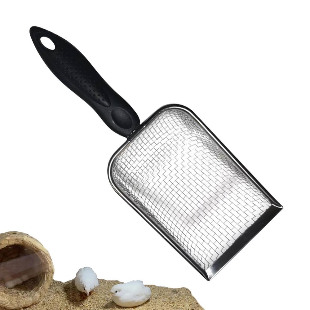 Metal Cat Litter Scoop with Long Handle